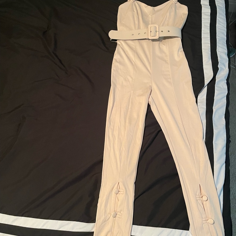 Light pink cream-ish rose Jumpsuit